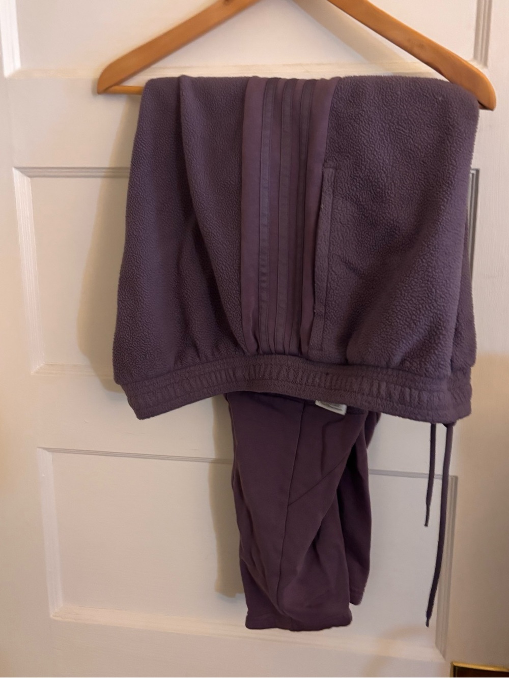 adidas Purple Plush Track Joggers